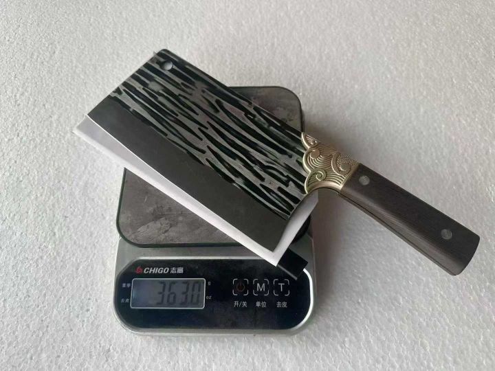 龙口条纹锻打斩切刀处