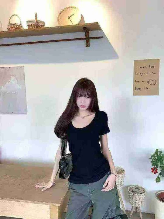 简约纯色百搭短袖14
