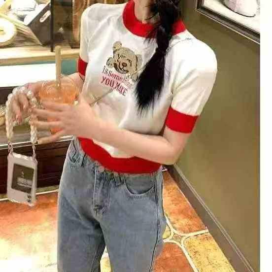 481件小熊刺绣针织