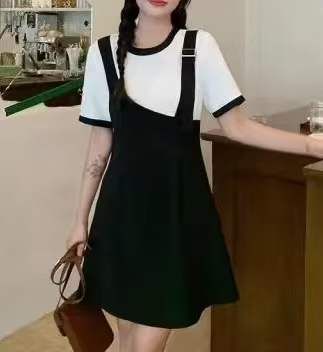 夏季新款设计感假两件