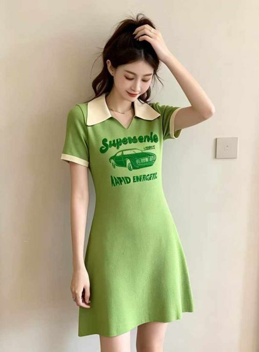 夏季新款网红复古印花