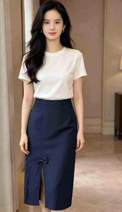 120件高腰开叉显瘦