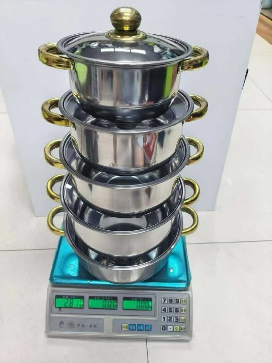 5件套套装不锈钢锅入