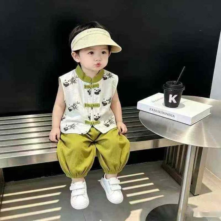 童装新中式国风套装1
