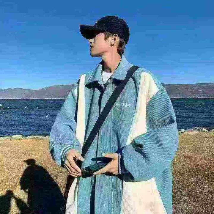 灯芯绒外套男春秋季美