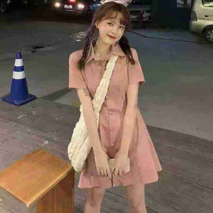 靓妹衬衫连衣裙437