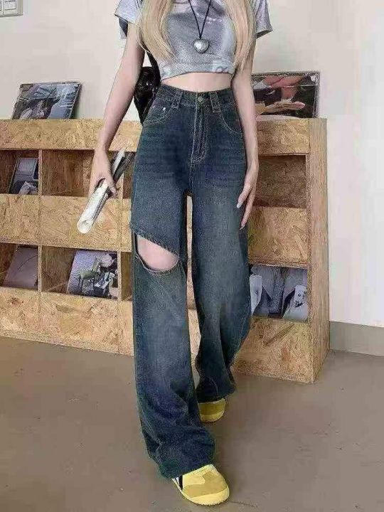 南城精品好货破洞牛仔