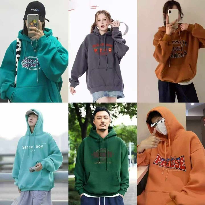 美式复古潮流印花连帽