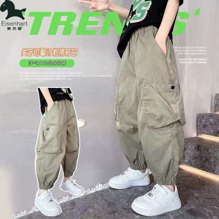 男童夏季工装裤中大童