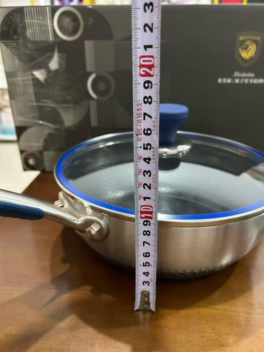 24cm 带盖不锈钢