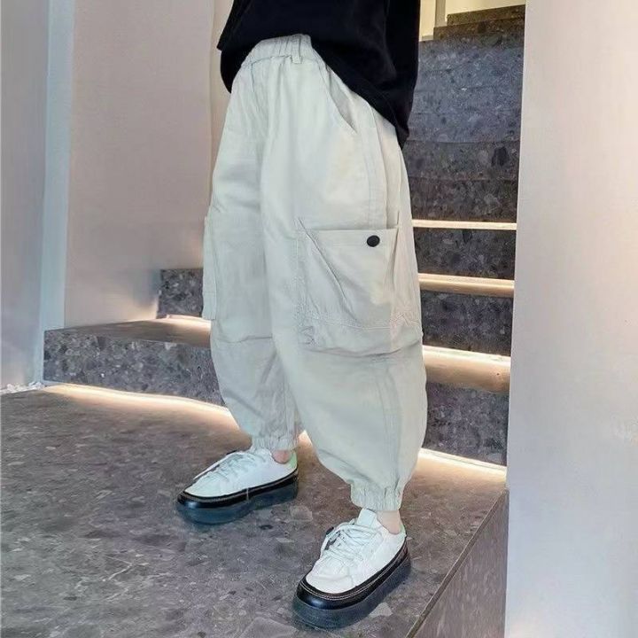 男童夏季工装裤中大童