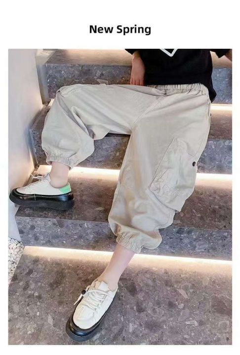 男童夏季工装裤中大童