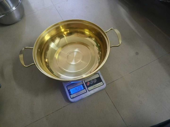 30带磁金色火锅只有