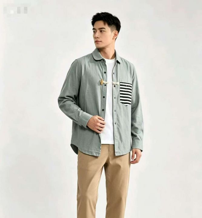 韩版时尚潮流休闲条纹