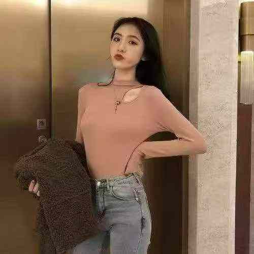 女装半高领打底衣，6