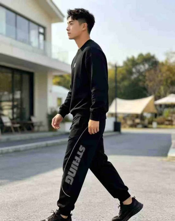 潮牌男士华棉休闲束脚