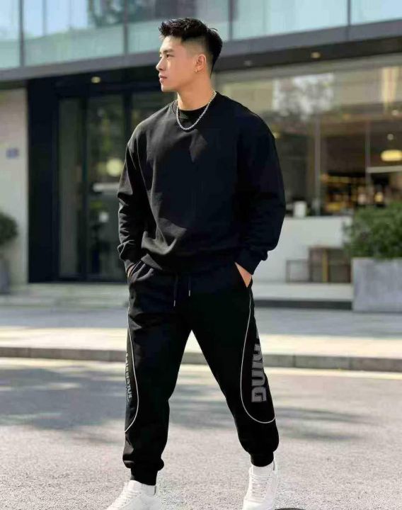 潮牌男士华棉休闲束脚