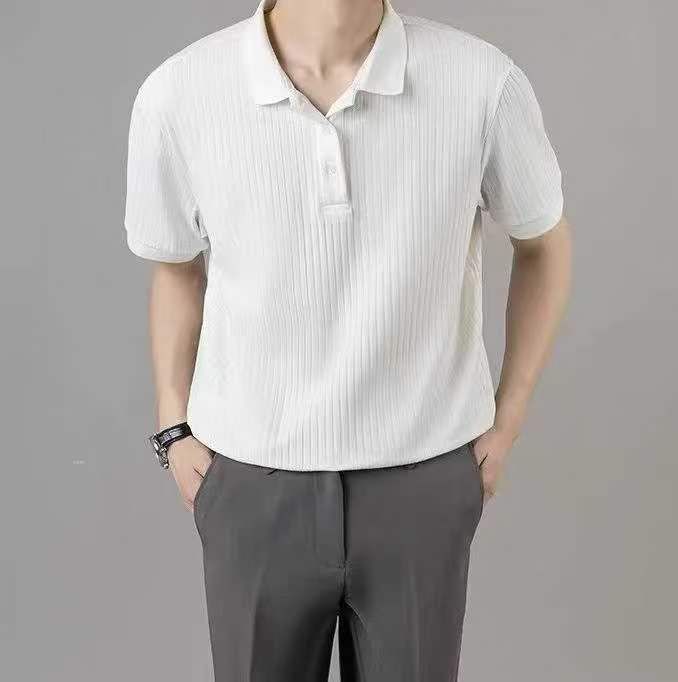 夏季薄款冰丝POLO