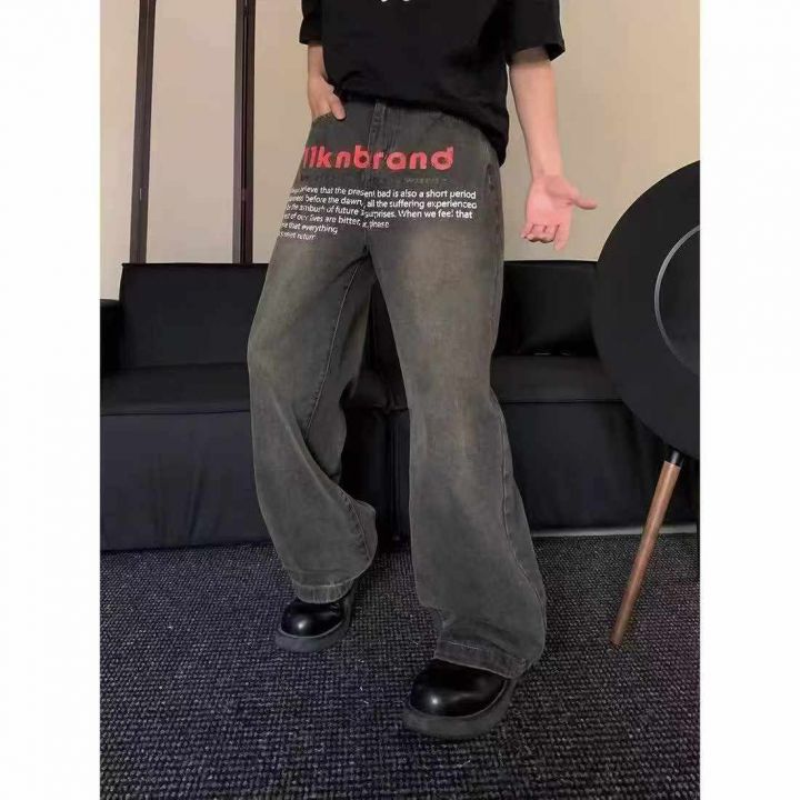 春秋新款美式复古男女
