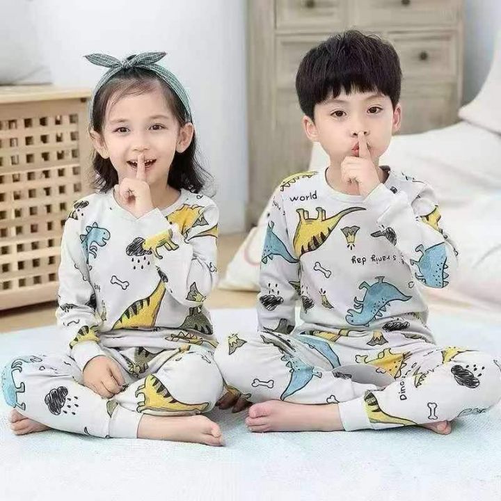 儿童秋衣秋裤套装纯棉