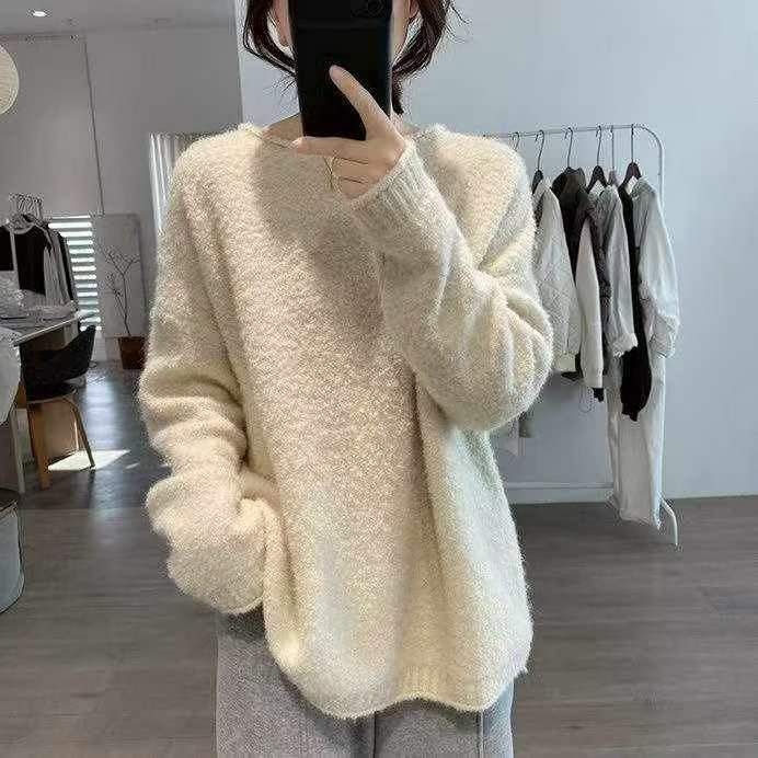 秋冬新款慵懒风宽松百