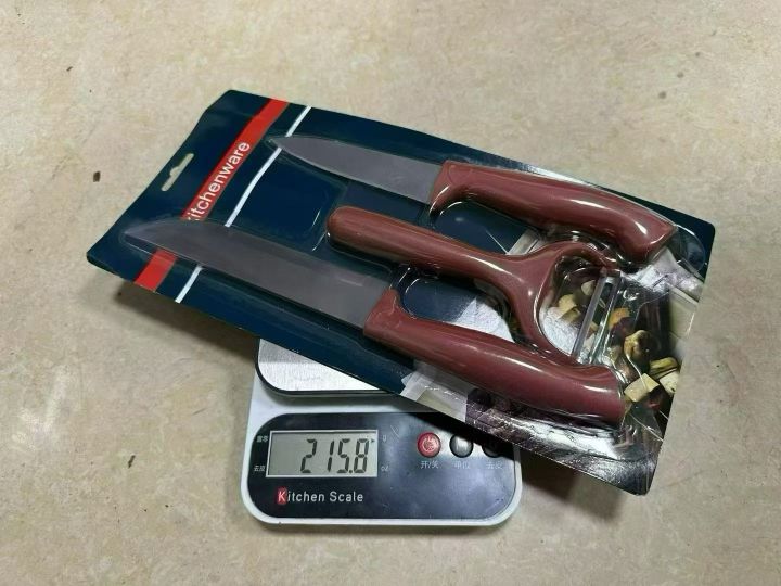 水果刮皮套三件套处理