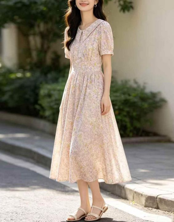 夏季新款碎花连衣裙8