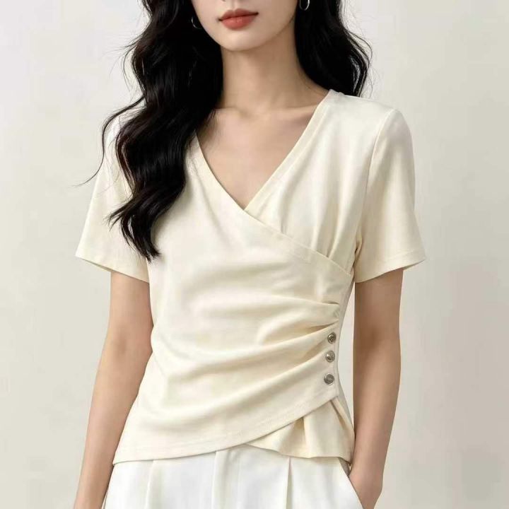 450件条纹棉辣妹T