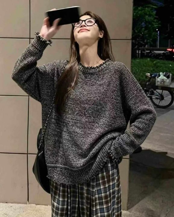 春秋新款网红复古韩系