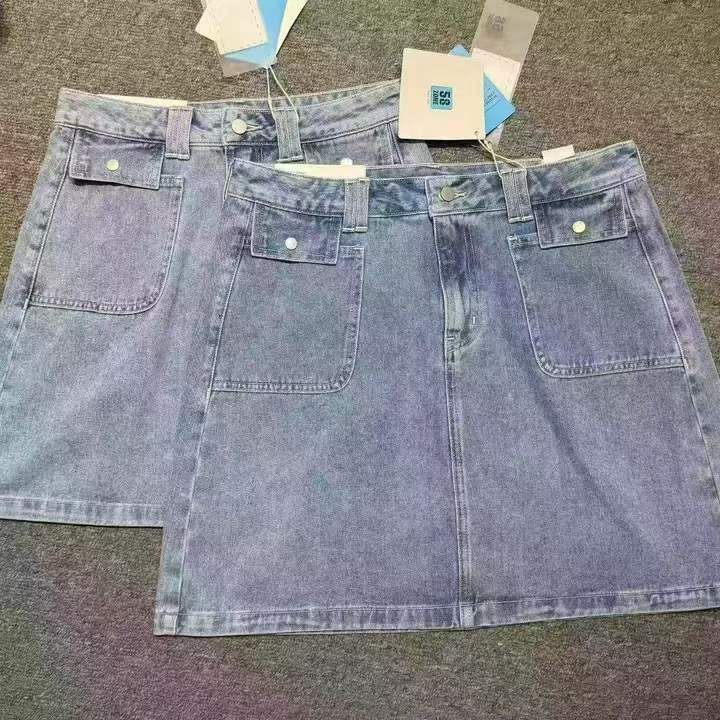 女装牛仔短裙浅蓝高腰