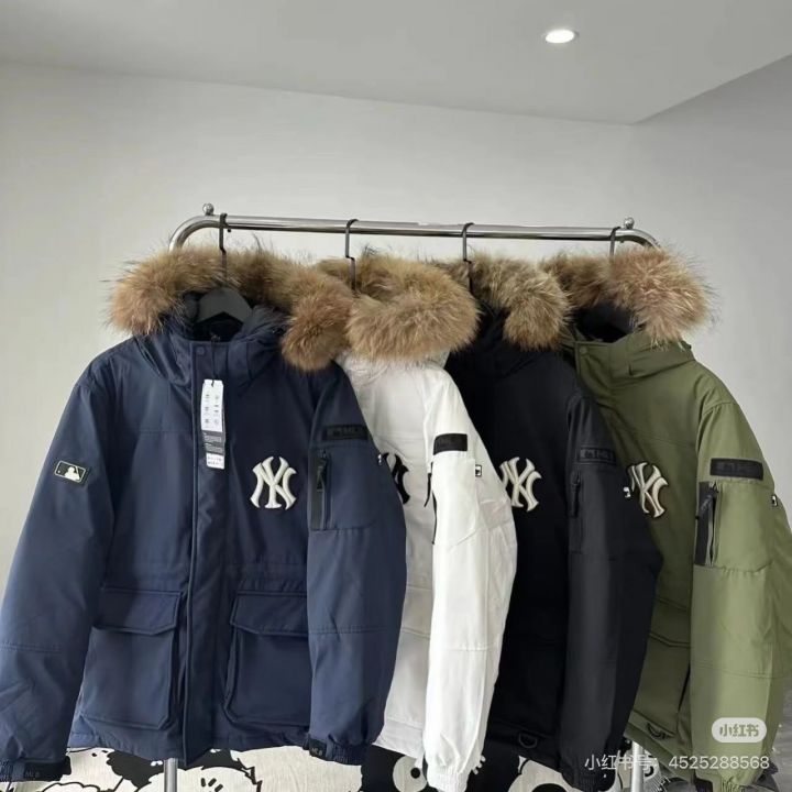 Mlb毛领羽绒可配货