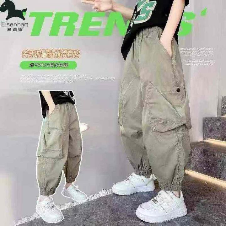 男童夏季工装裤中大童