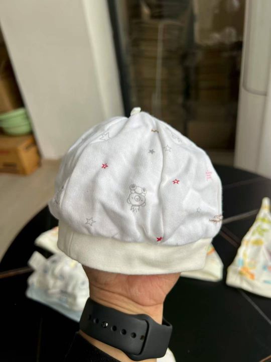 纯棉新生婴儿帽子 1