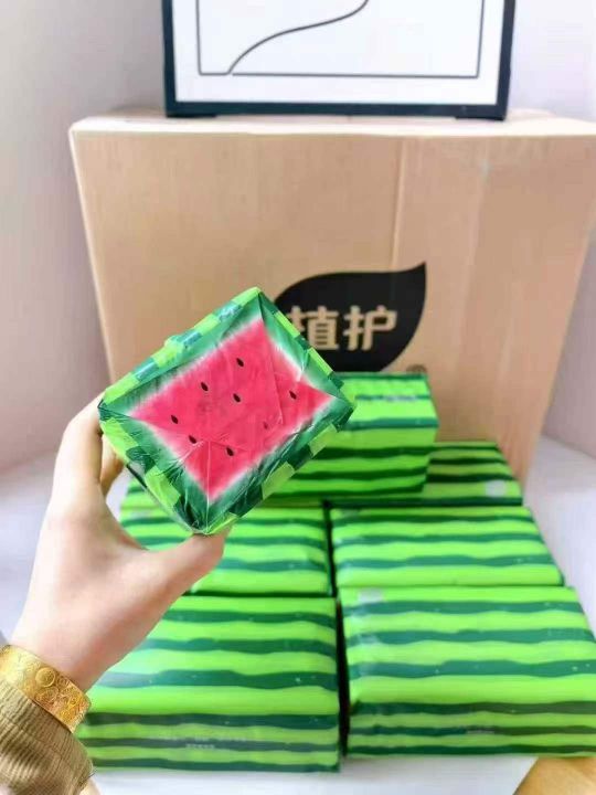 西瓜抽纸，一箱20包