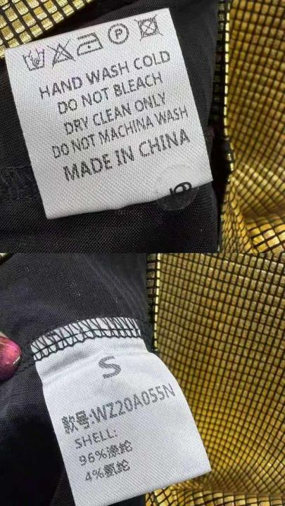 烫金镭射半高领上衣5