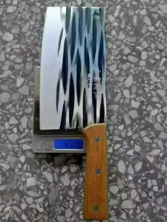 高端实木锻打菜刀到货