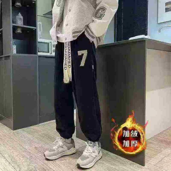 男士休闲长裤秋冬季宽