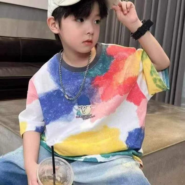 [發]童装冰丝短袖1