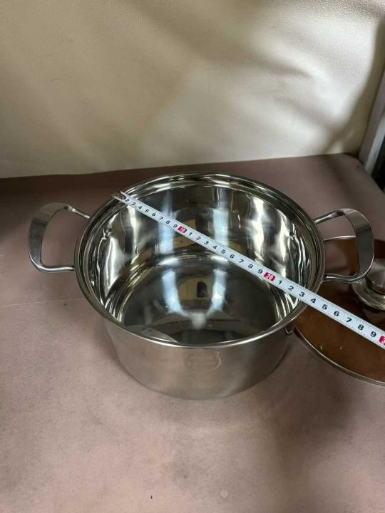 24公分无磁复底汤锅