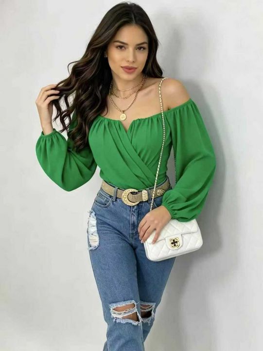 1716件露脐灯笼袖
