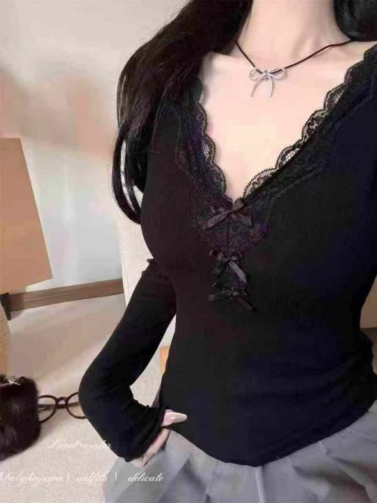 辣妹长袖上衣打底19