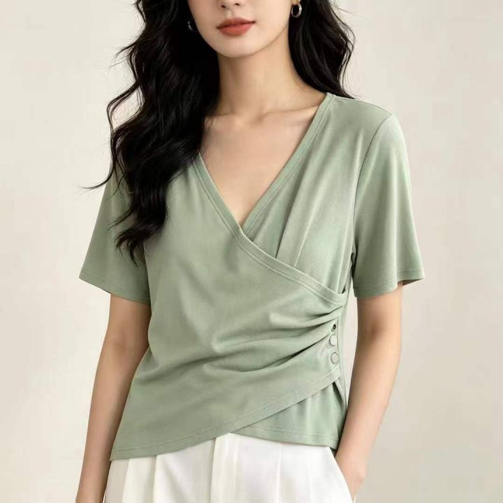 450件条纹棉辣妹T