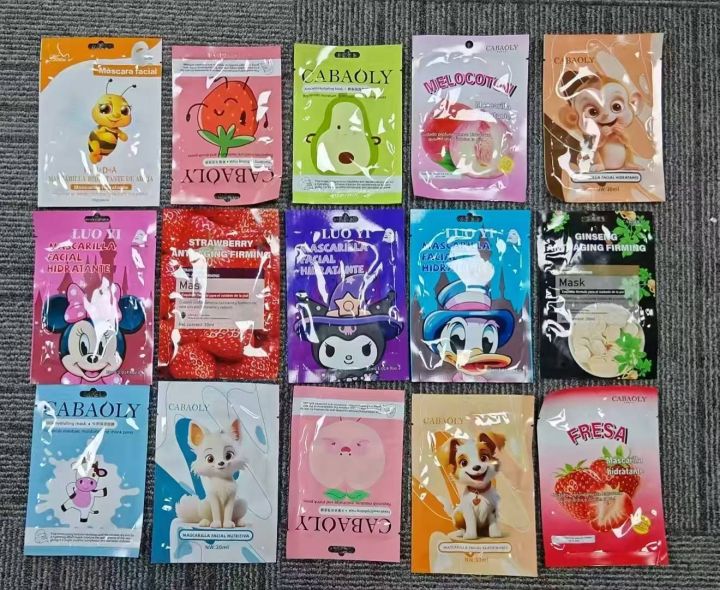 单片外贸面膜，日期2