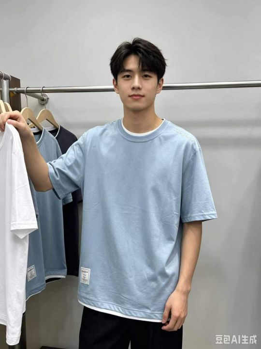 6.8元清男装纯棉短