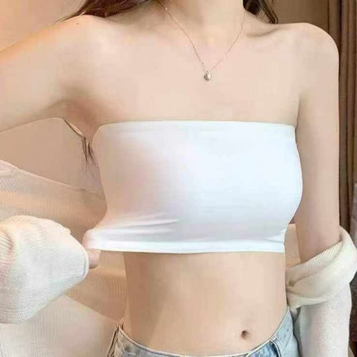 女士高弹力抹胸，0.
