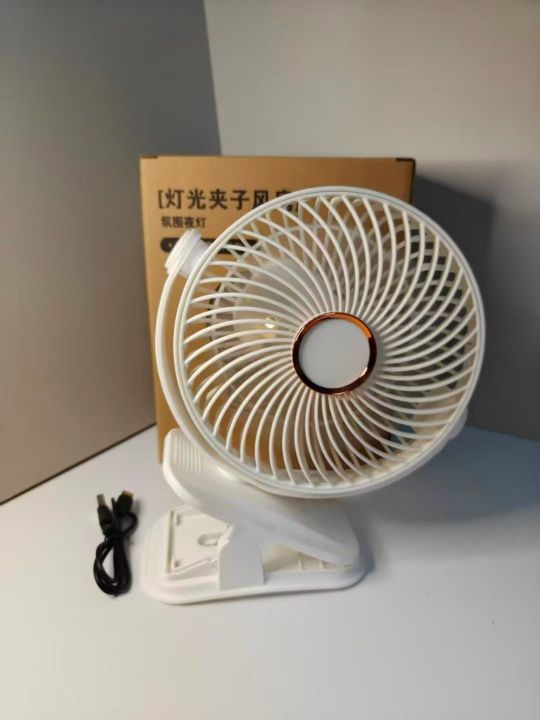 6寸灯光夹子风扇 3