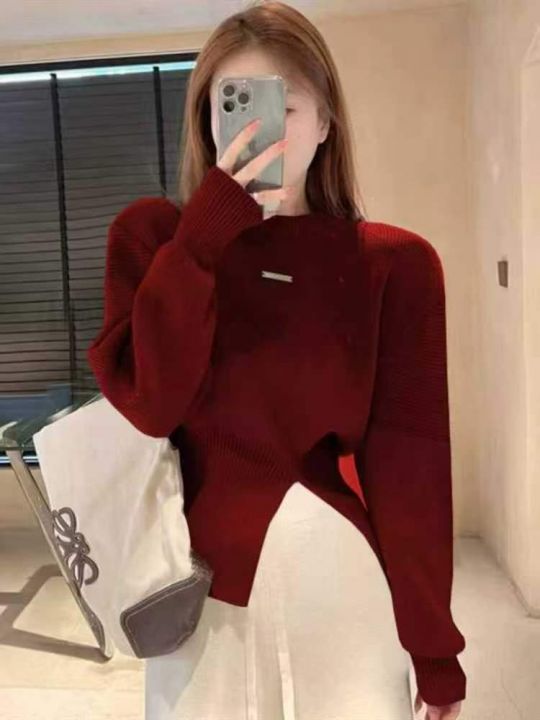 秋冬新款新设计感开叉