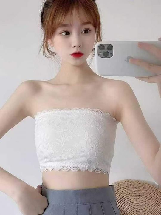 夏季新款蕾丝性感带胸