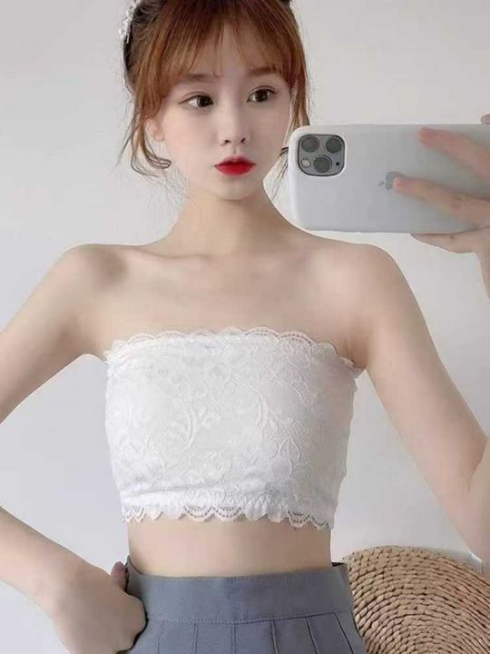 夏季新款蕾丝性感带胸