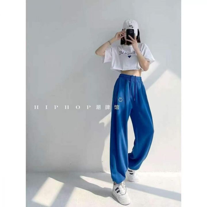 慵懒风高腰系带宽松阔